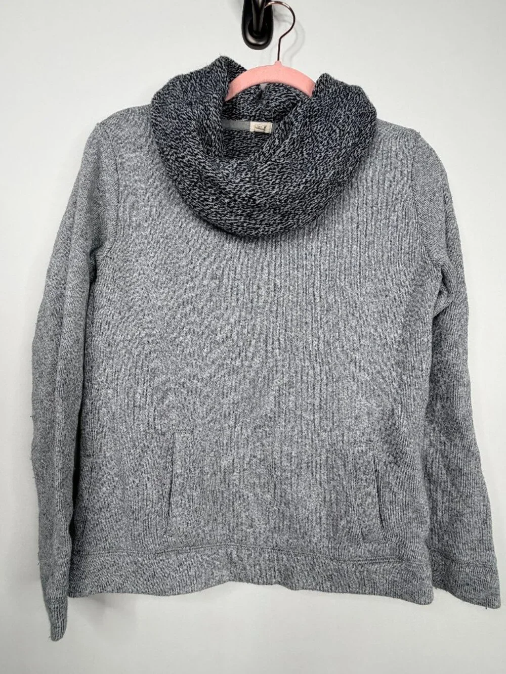 2/$30 J. Crew Wool Blend Cowl Neck Sweater Gray Small #A3149